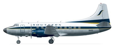 1:144 Martin 404, Southern Airways