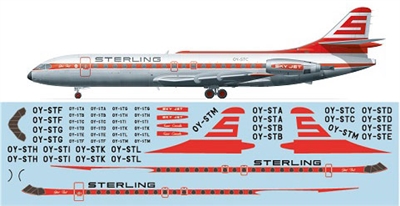 1:144 Se.210 Caravelle 10B, Sterling Airways