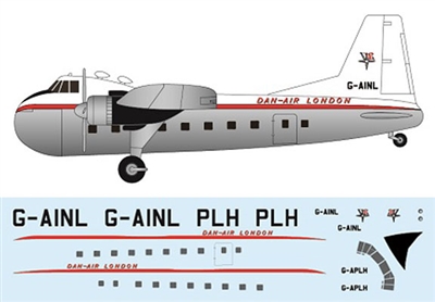 1:144 Bristol 170 Freighter Mk.21, Dan Air London