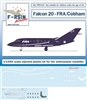 1:144 Dassault Falcon 20, FRA / Cobham