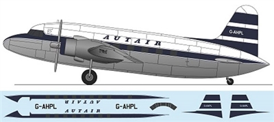 1:144 Vickers VC-1 Viking 1A, Autair