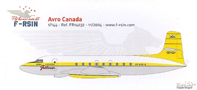 1:144 Avro Canada Jetliner