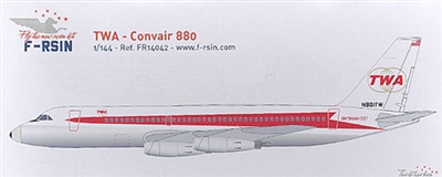 1:144 Convair 880, Trans World Airlines