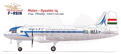 1:144 Ilyushin 14, Malev