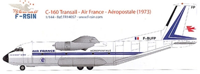 1:144 C-160 Transall, Air France (1973 cs)