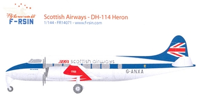 1:144 Dh.114 Heron, BEA Scottish (Speedjack cs)