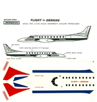 1:144 Northwest Airlink Sa.226 Metroliner