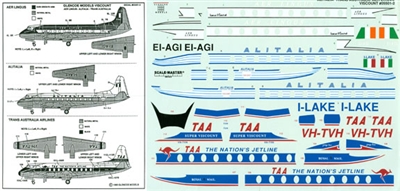 1:96 Alitalia / Aer Lingus / Trans Australia V. Viscount 700