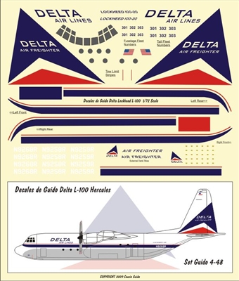 1:72 Delta Airlines L-100 Hercules