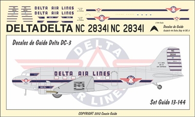 1:144 Delta 'Ship 41' Douglas DC-3