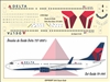 1:144 Delta Airlines (2007 cs) Boeing 737-800(W)