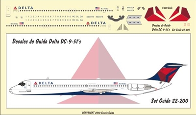 1:200 Delta Airlines (2007 cs) Douglas DC-9-51