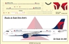 1:200 Delta Airlines (2007 cs) Airbus A.320