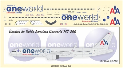 1:200 American Airlines 'OneWorld' Boeing 757-200(W)