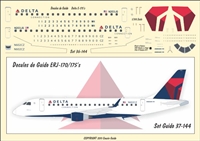 1:144 Delta Airlines Connection Embraer 170 / 175
