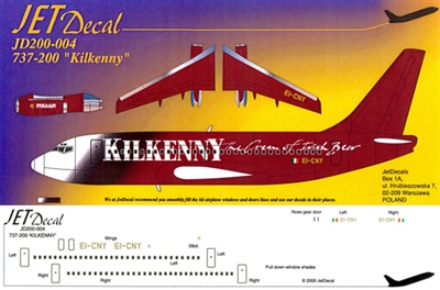 1:200 Ryanair 'Kilkenny' Boeing 737-200