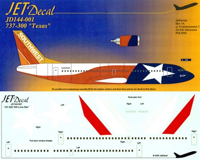 1:144 Southwest 'Texas' Boeing 737-300