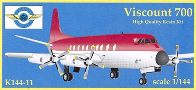 1:144 Vickers Viscount 700 (No Decal) *Sold Out*