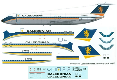 1:144 Caledonian Airways BAC 1-11-500