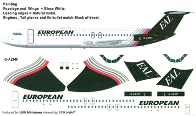 1:144 European Aviation (black cs) BAC 1-11-500