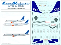 1:144 SAS Airbus A.319, A.321