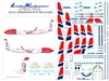1:144 Norwegian Airlines 'Sonja Henie' Boeing 737-800(W)