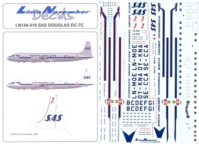 1:144 SAS, SAS Cargo Douglas DC-7C