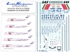 1:144 SAS (rainbow cs) Douglas DC-9-21/30/41, McDD MD80