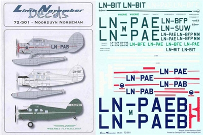 1:72 Wideroes Noorduyn Norseman