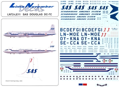 1:72 SAS Douglas DC-7C