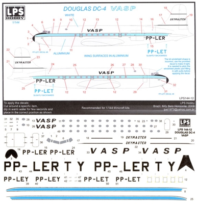 1:144 VASP Douglas DC-4