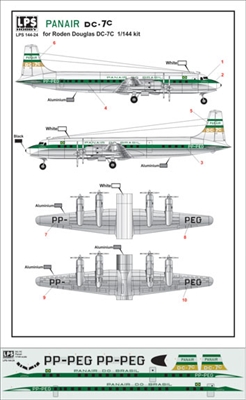 1:144 Panair do Brasil Douglas DC-7C