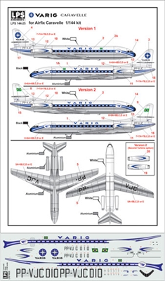 1:144 Varig Se.210 Caravelle III