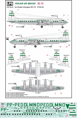 1:144 Panair do Brasil Douglas DC-7C
