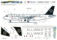 1:200 Spannair 'Star Alliance' A.320