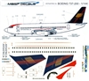 1:144 Aviateca / TACA Boeing 737-200