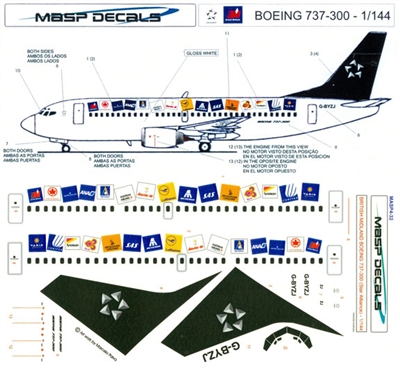 1:144 BMA 'Star Alliance' Boeing 737-300