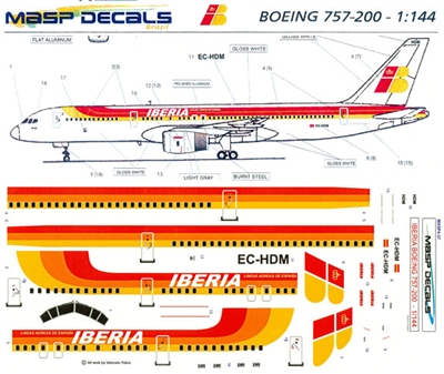1:144 Iberia Boeing 757-200