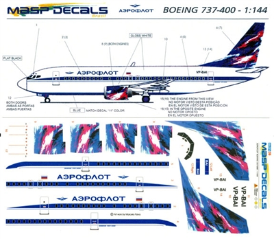 1:144 Aeroflot Boeing 737-400