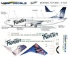 1:144 Frontier Boeing 737-300 'Hare & Flamingo'