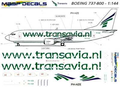 1:144 Transavia 'www' Boeing 737-800