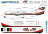 1:144 Air Wisconsin Bae 146-200