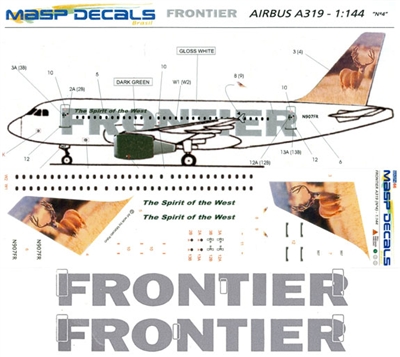 1:144 Frontier Airbus A.319 'Mule Deer'