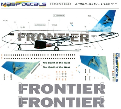 1:144 Frontier Airbus A.319 'Canadian Goose'