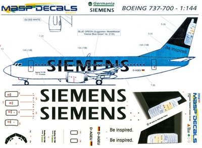1:144 Germania 'Siemens' Boeing 737-700