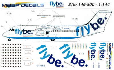 1:144 FlyBE Bae 146-200