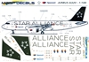 1:144 Spannair 'Star Alliance' Airbus A.320