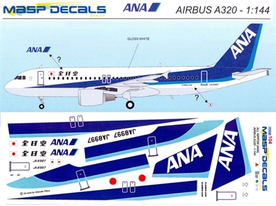 1:144 All Nippon Airbus A.320