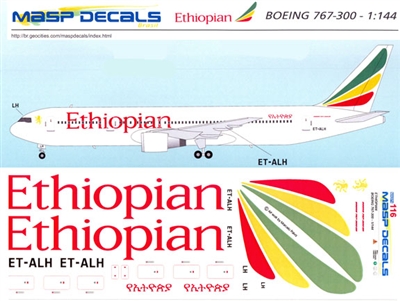 1:144 Ethiopian Airlines Boeing 767-300
