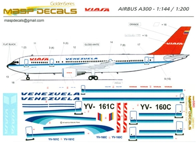 1:144 Viasa Airbus A.300B4